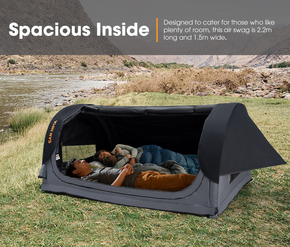 Tente de luxe avec matelas épais ultra-confortable