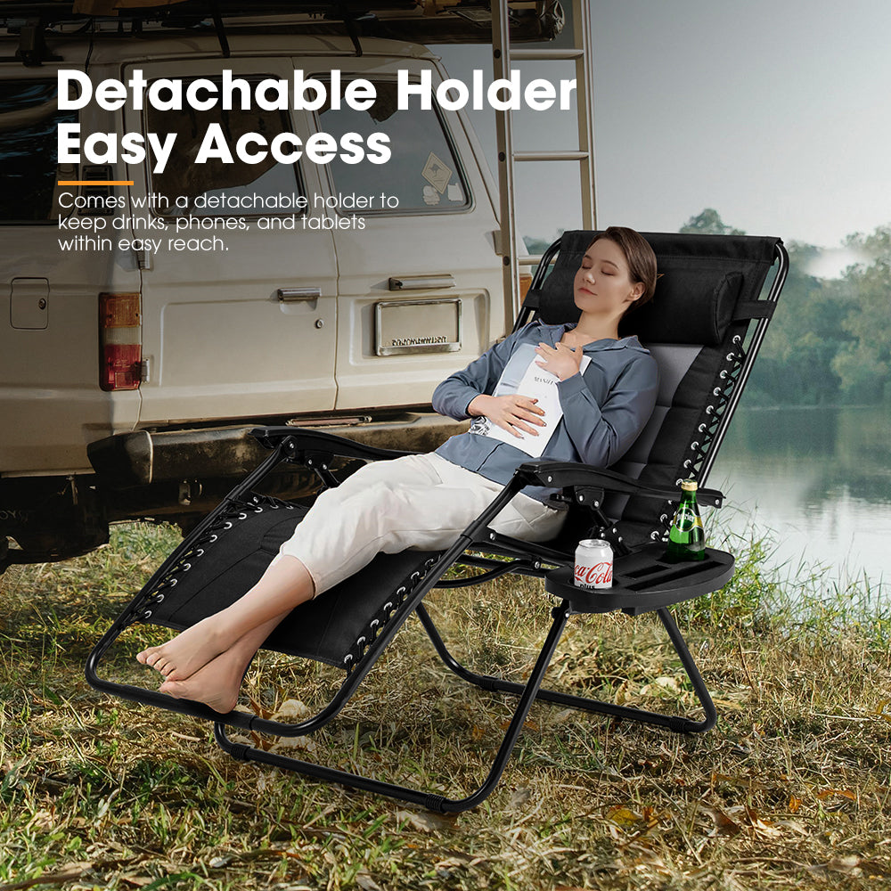 Fauteuil de Camping Pliable de Luxe