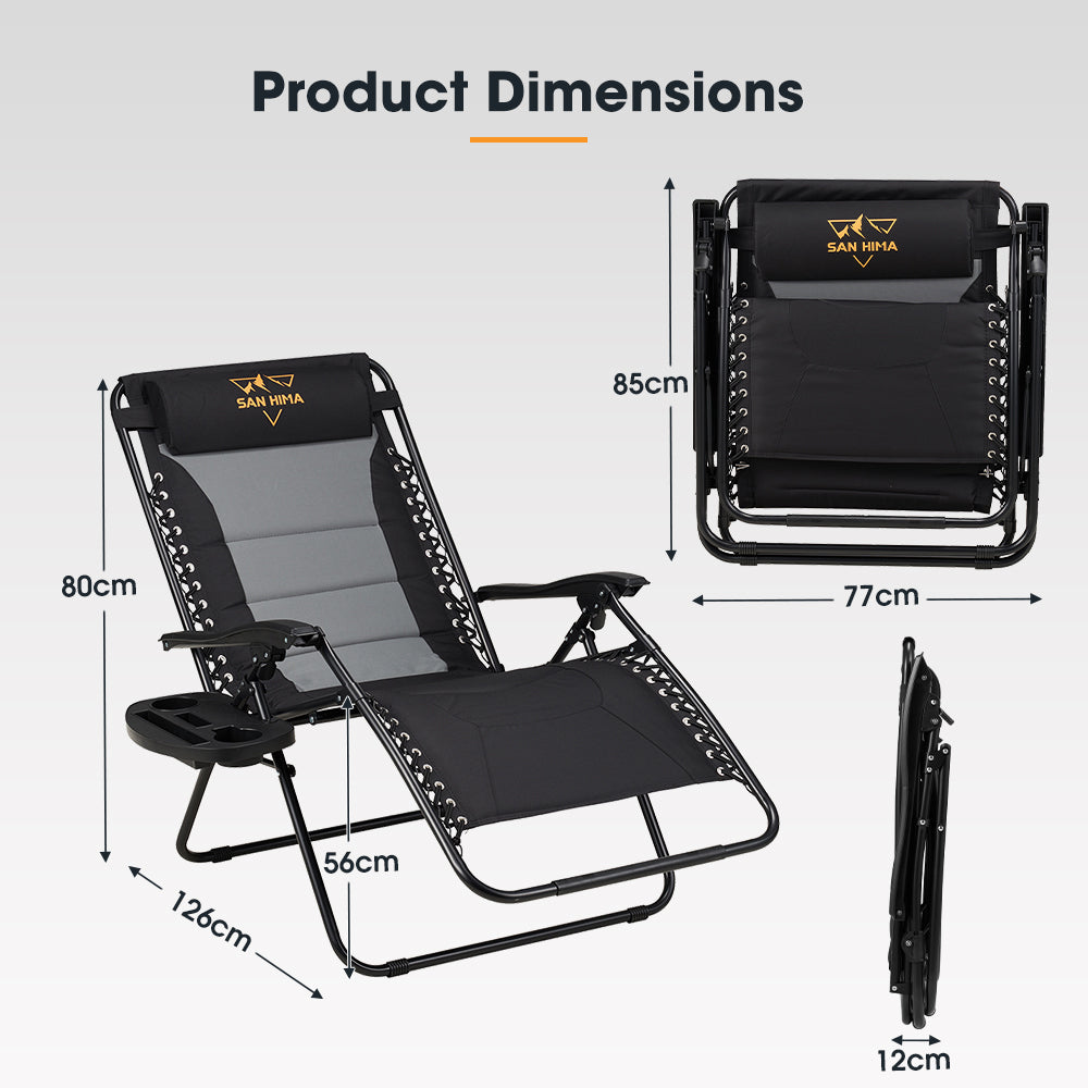 Fauteuil de Camping Pliable de Luxe