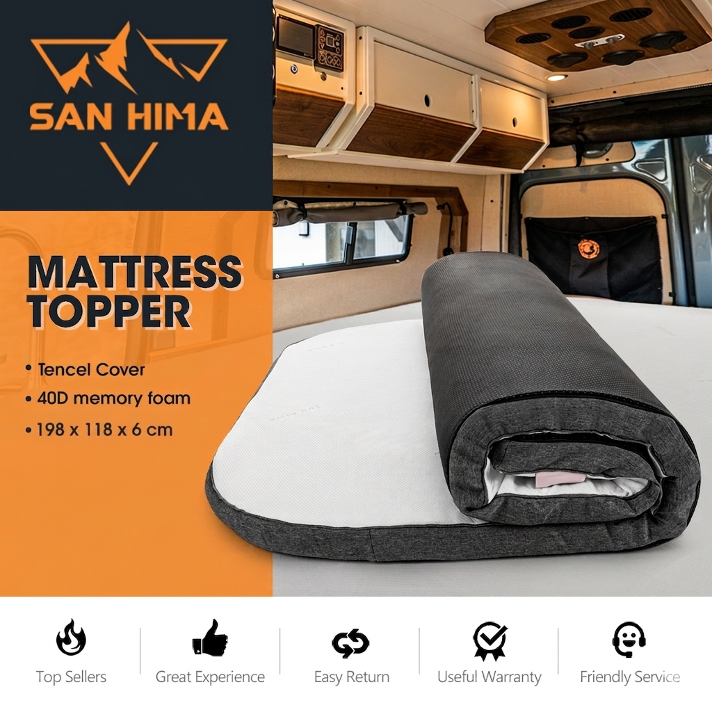 Matras Topper Dune-editie – 198X118X6CM