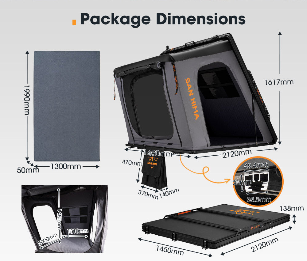 LCM Hardshell Daktent - Savannah editie